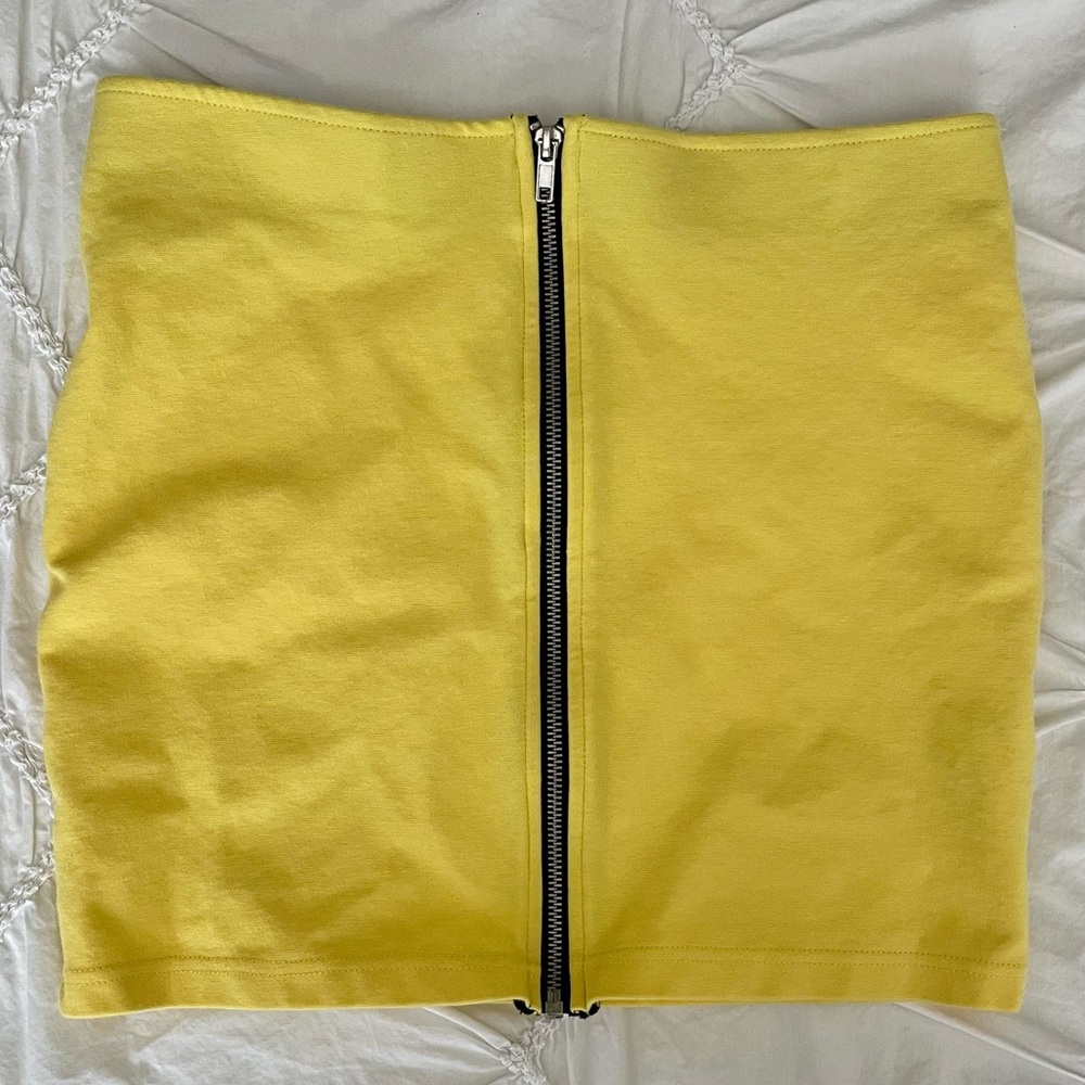 H&M Zipper Mini Skirt